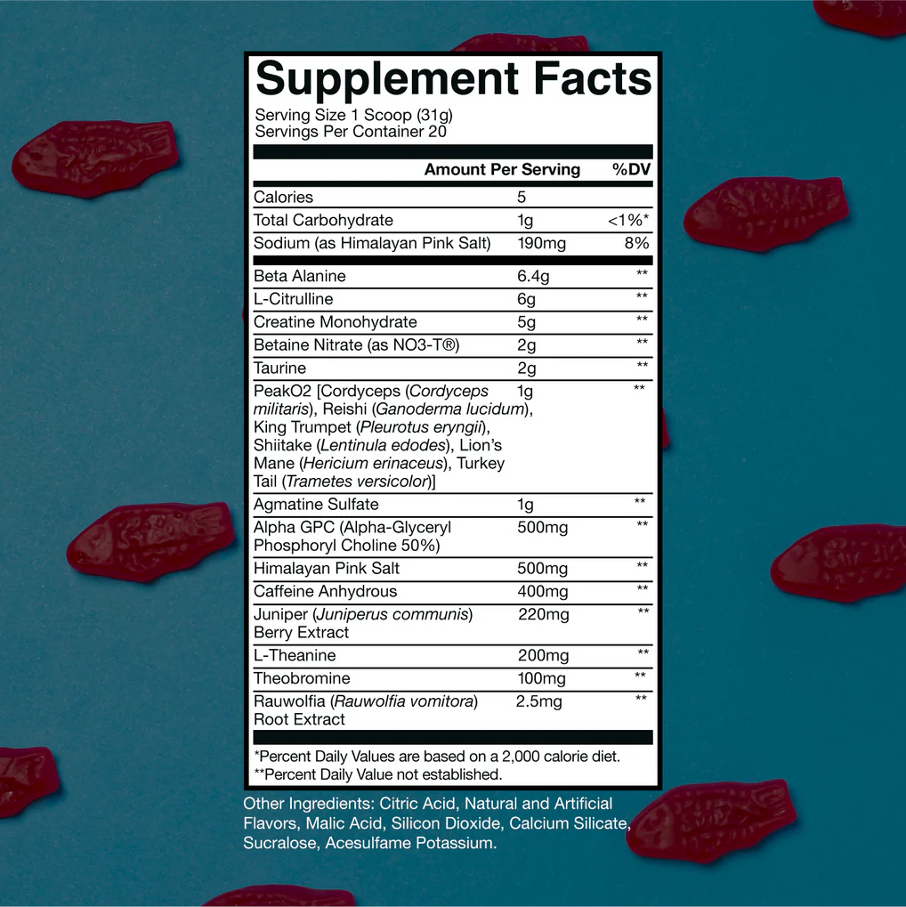 CBUM Thuper Thavage Pre-workout