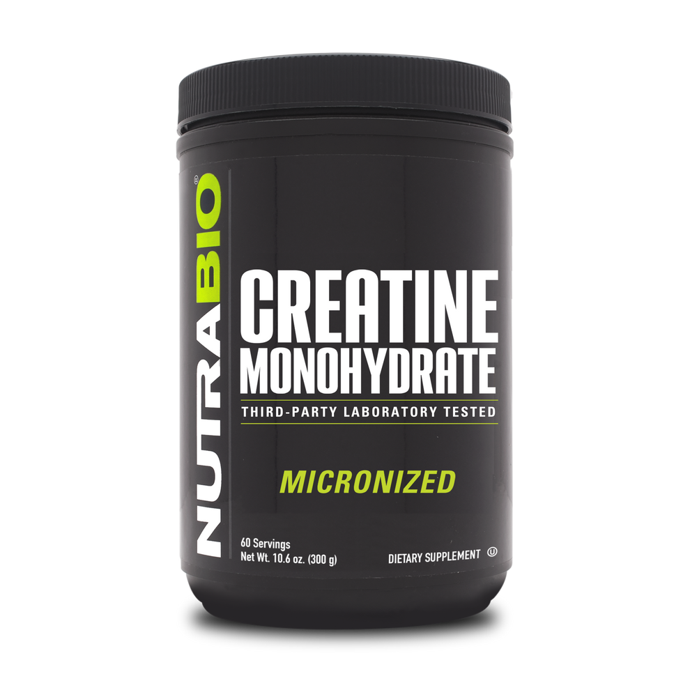 NutraBio Micronized Creatine Monohydrate Powder