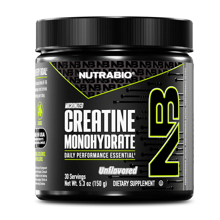 NutraBio Micronized Creatine Monohydrate Powder