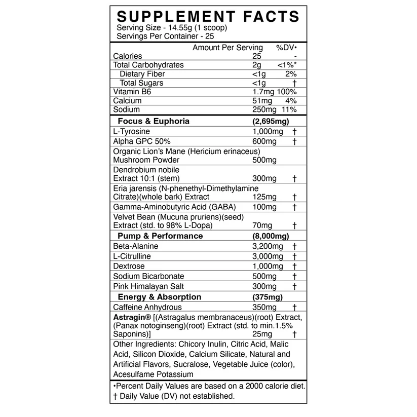 AdreN.O.lyn Nootropic Pre-Workout
