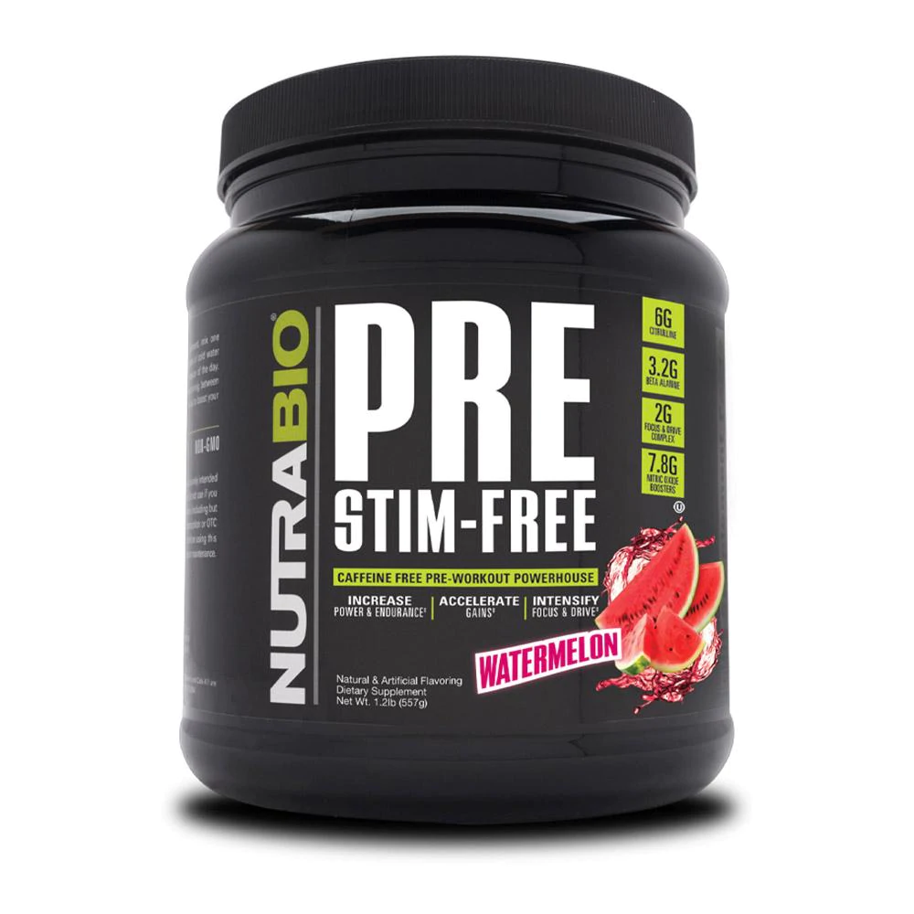 Nutra Bio Pre Stim Free