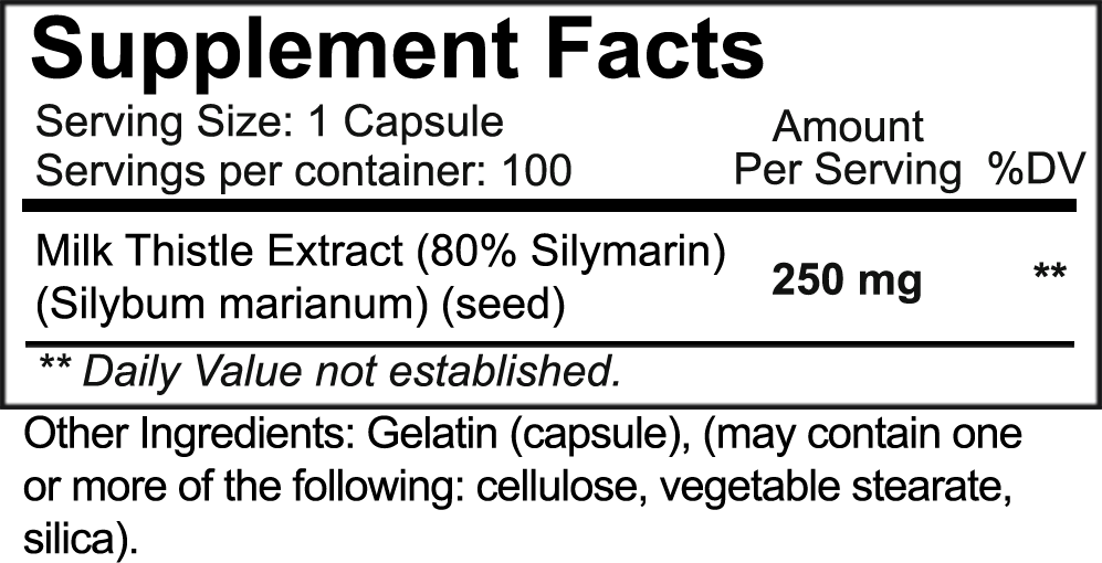 Milk Thistle 100/caps
