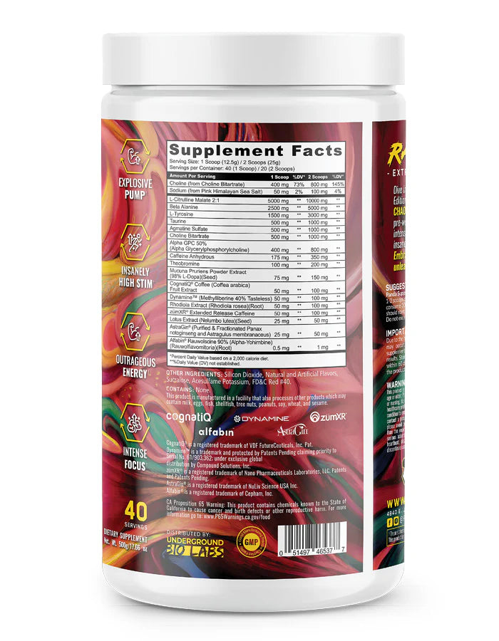 Rampage - Limited CHAOS Edition Pre-Workout