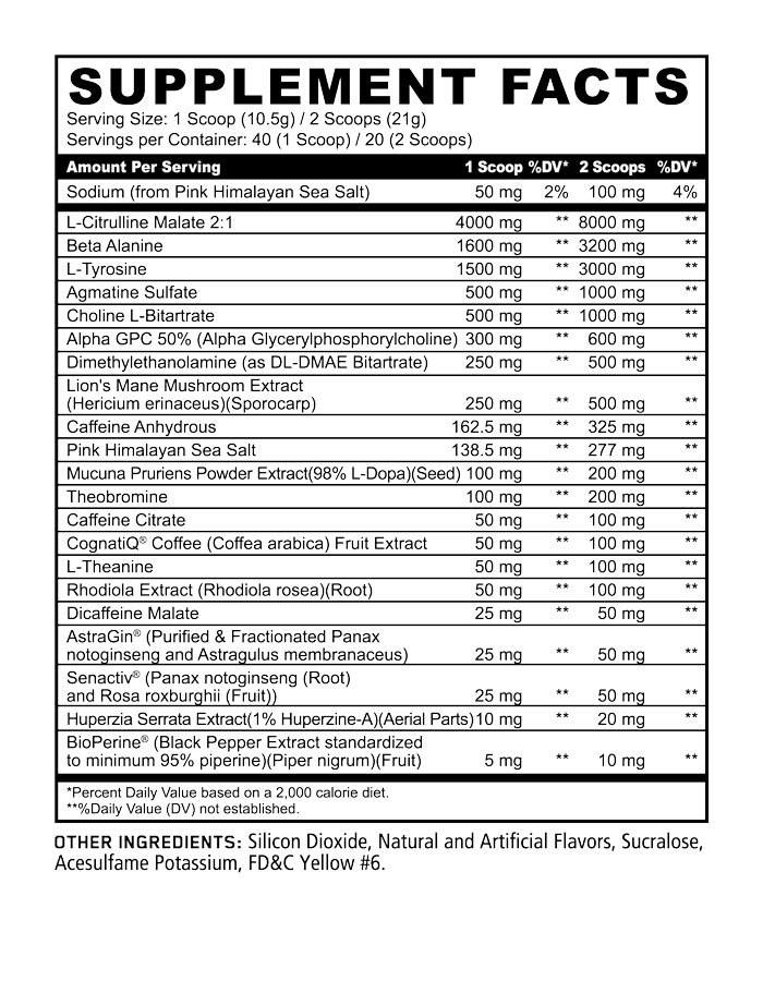PandaSupps Skull Pre-Workout