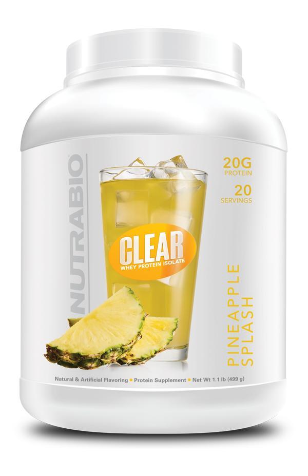 NutraBio Clear Whey Protein Isolate