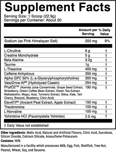 1st Phorm Project-1 Pro Pre-Workout