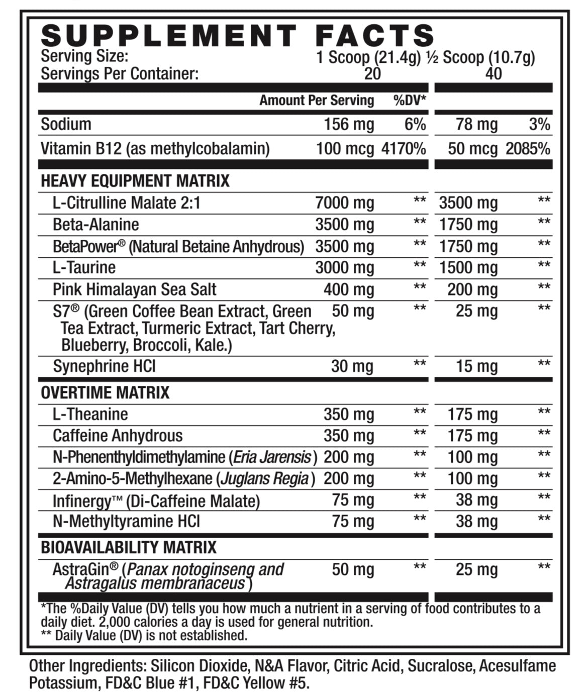 Reckoning XL Pre-Workout