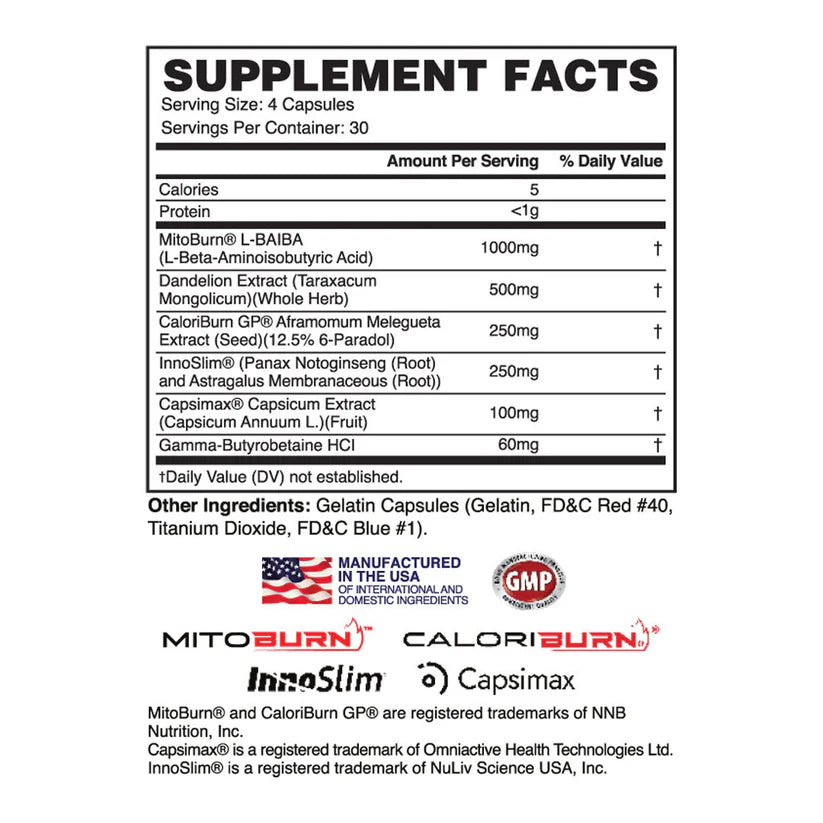 Apollon Nutrition Molotav Non-Stim Fat Burner & Powerful Thermogenic