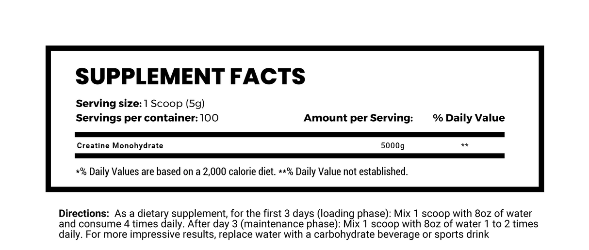 MAN Sports Creatine Monohydrate 500g