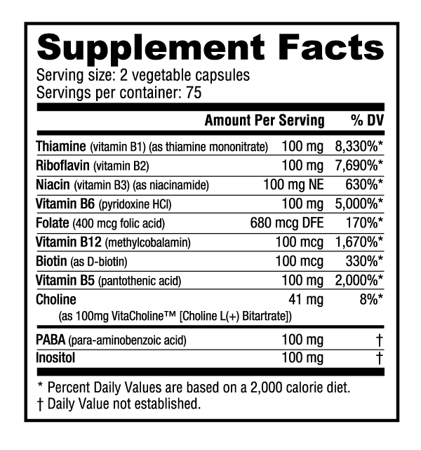 Nutra Bio B-100 Complex
