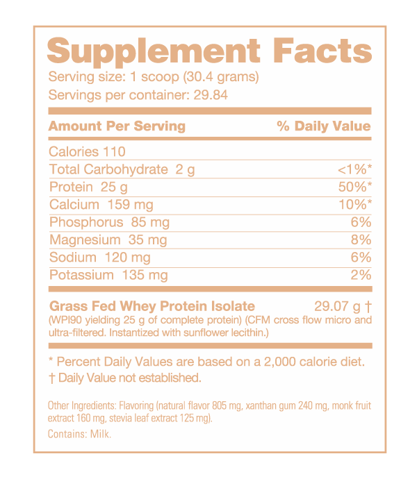 Nutra Bio Grass Fed Whey Isolate