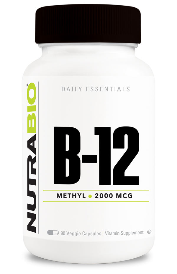 Nutra Bio Methyl B-12 90caps 2000mcg