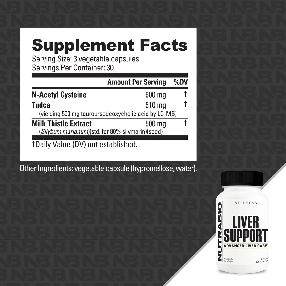 NutraBio Liver Support 90ct