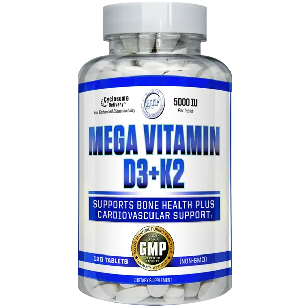 Hi Tech Pharmaceuticals Mega Vitamin D3 + K2
