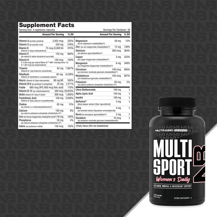 NutraBio Multisport Men/Women