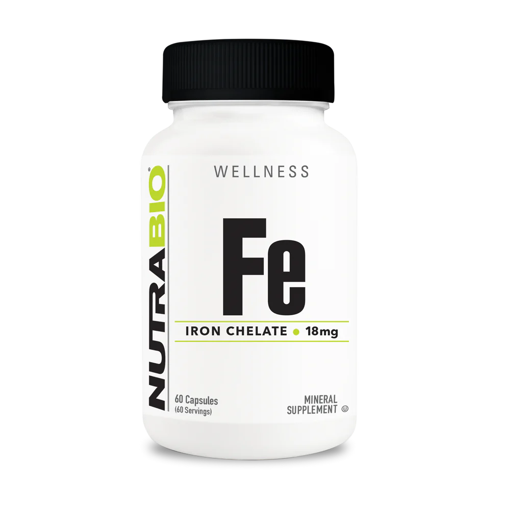 NutraBio Iron Chelate 18mg