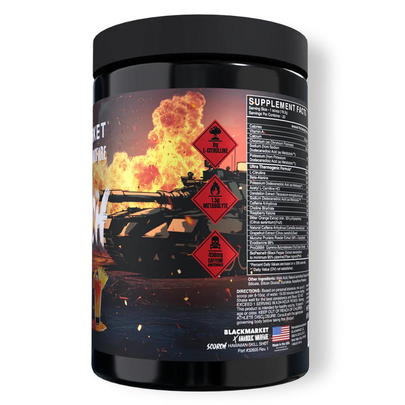Blackmarket X Anabolic Warfare Scorch Pre-Workout