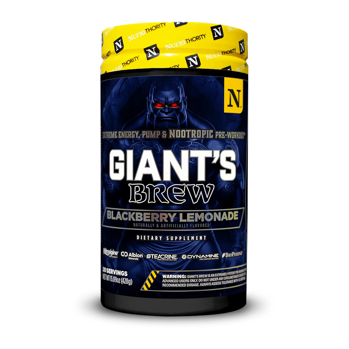 Nutrithority Giant's Brew: Extreme Energy, Pump & Endurance Pre-Workout