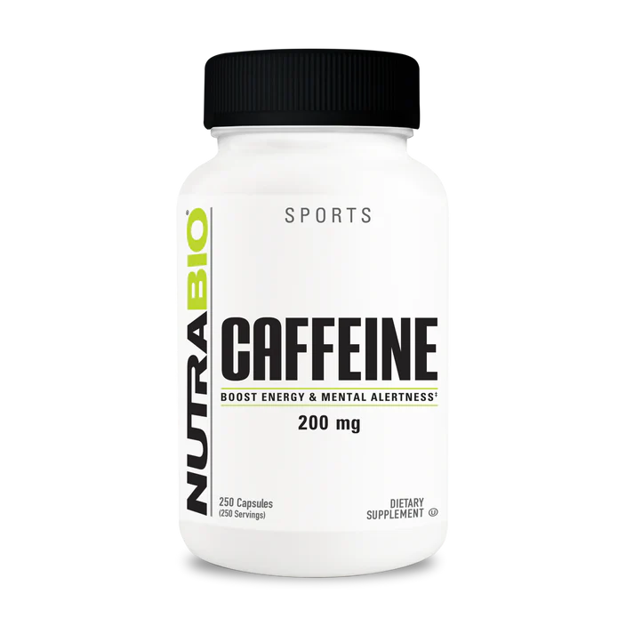 NutraBio Caffeine 250ct