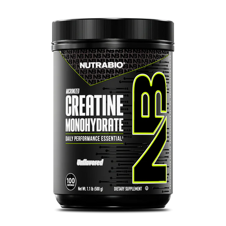 NutraBio Micronized Creatine Monohydrate Powder