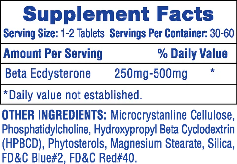 Hi-Tech Pharmaceuticals Ecdisten (Beta Ecdysterone 250mg)