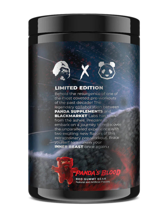 Blackmarket X Panda Supps Collaboration Pre-Workout