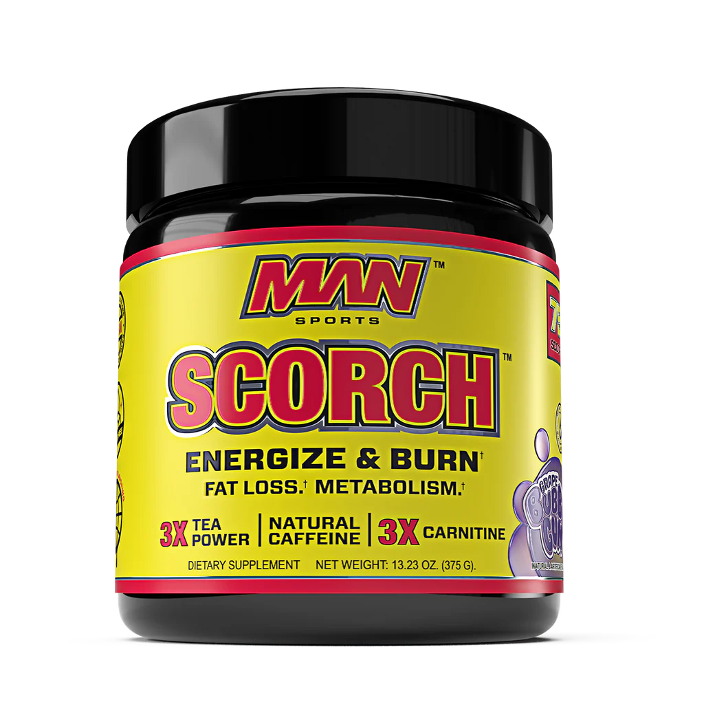 Man sports scorch energize burn tf supplements nutrition superstore