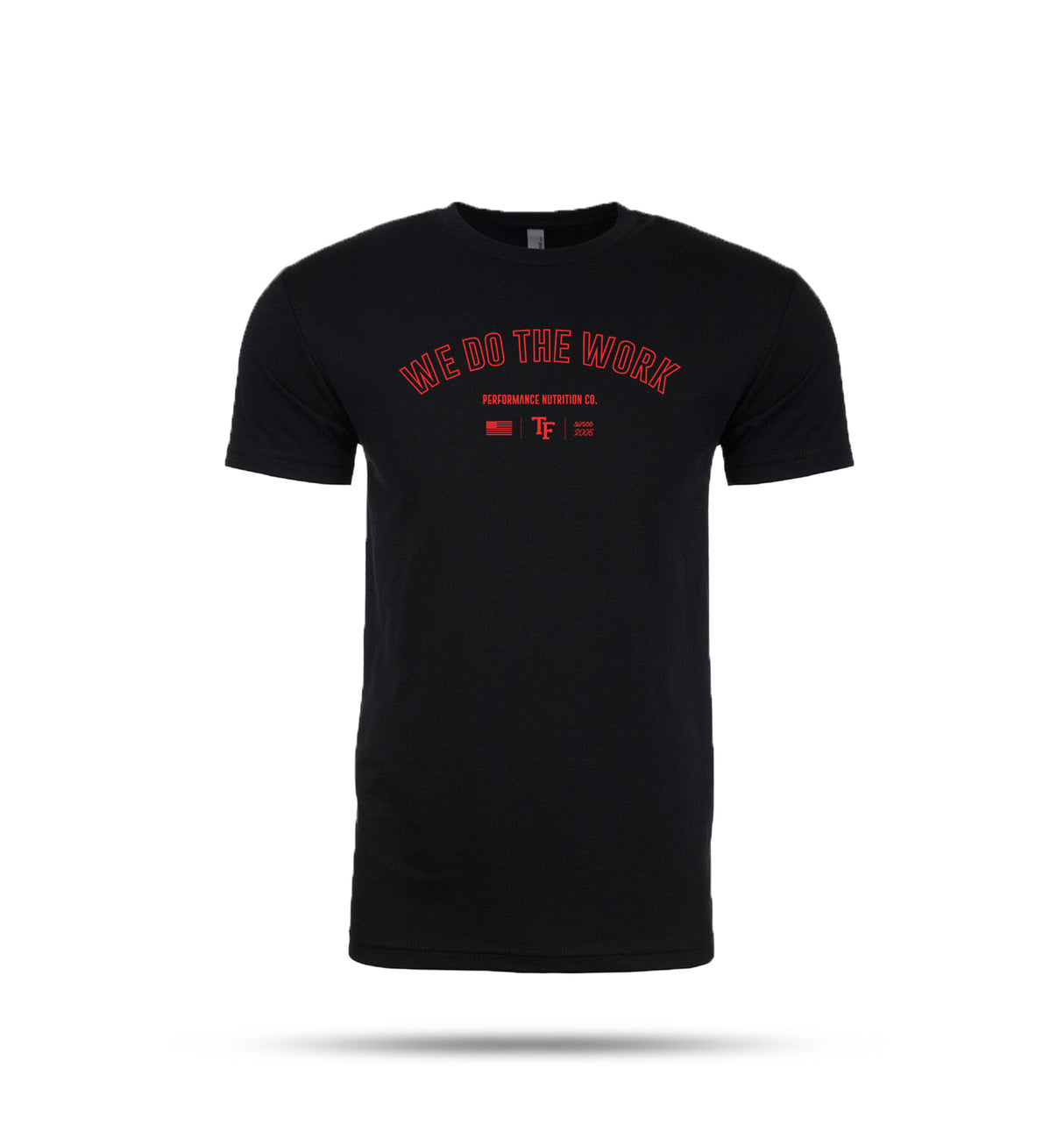 We Do The Work Shirt (Black/Red)