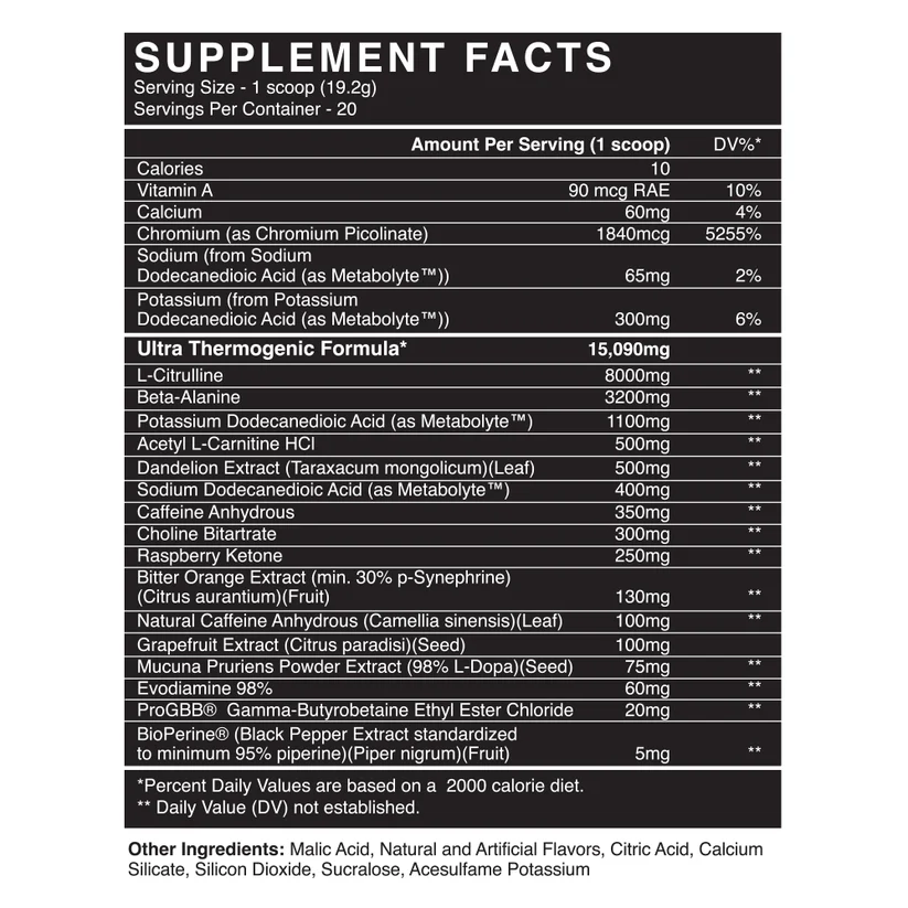 Blackmarket X Anabolic Warfare Scorch Pre-Workout