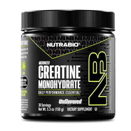 NutraBio Micronized Creatine Monohydrate Powder
