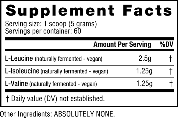 Nutra Bio BCAA Natural