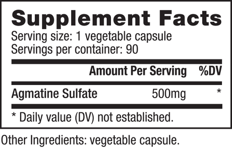 Nutra Bio Agmatine Sulfate