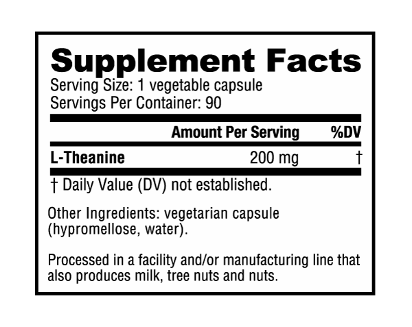 Nutra Bio L Theanine 200mg