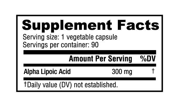 Nutra Bio Alpha Lipoic Acid